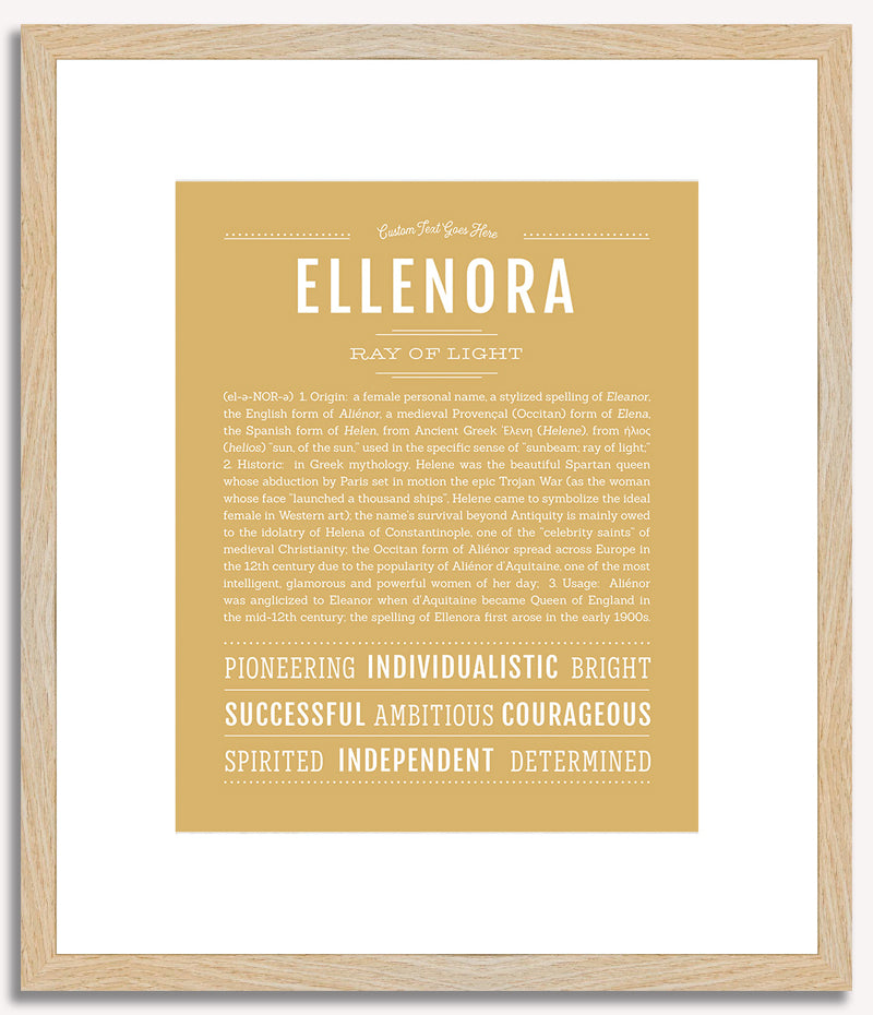 Ellenora | Name Art Print