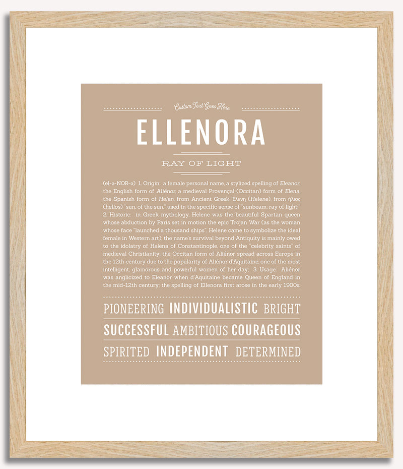 Ellenora | Name Art Print