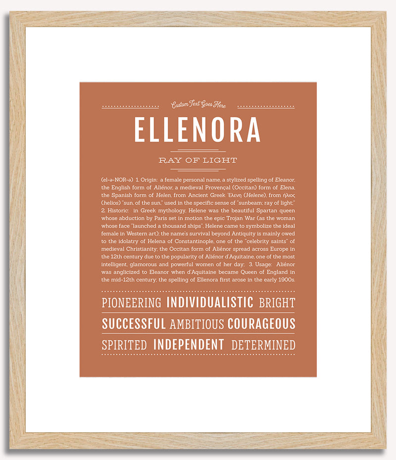 Ellenora | Name Art Print