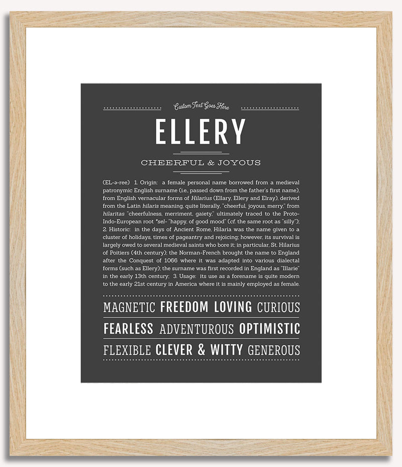 Ellery | Name Art Print