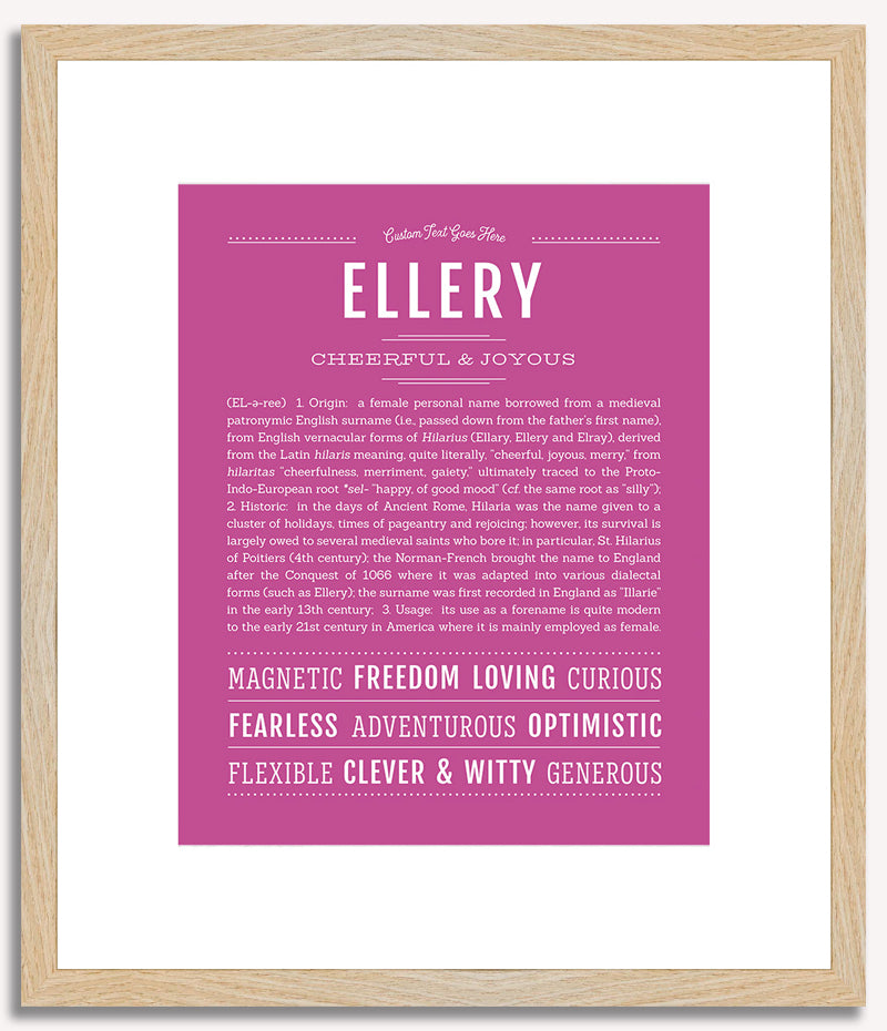 Ellery | Name Art Print