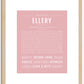 Ellery | Name Art Print