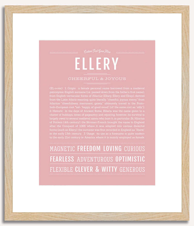 Ellery | Name Art Print