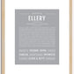 Ellery | Name Art Print