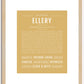 Ellery | Name Art Print