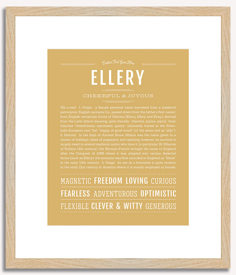 Ellery | Name Art Print