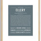 Ellery | Name Art Print