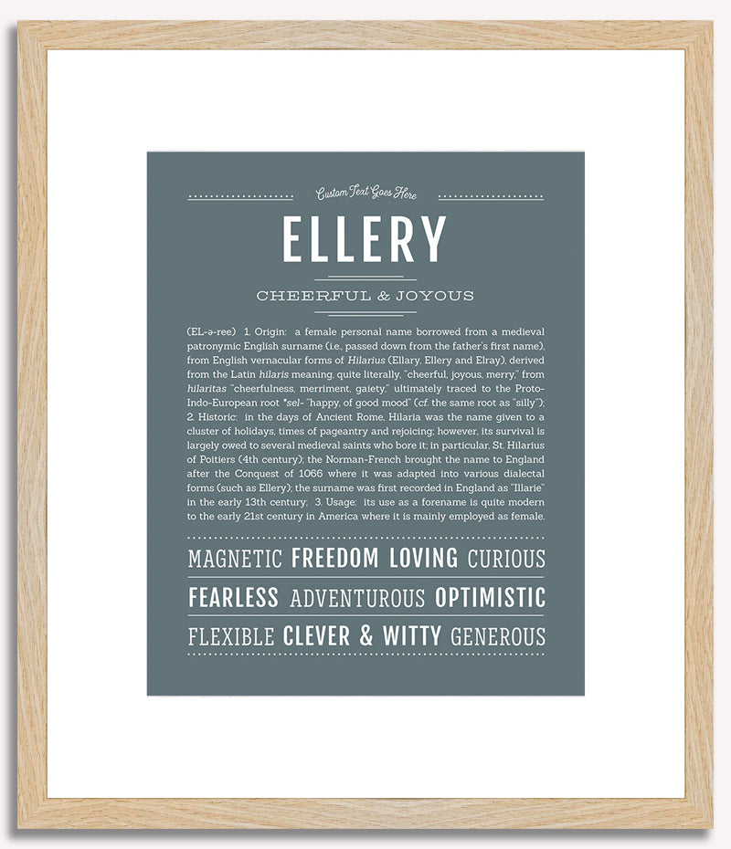 Ellery | Name Art Print