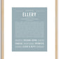 Ellery | Name Art Print