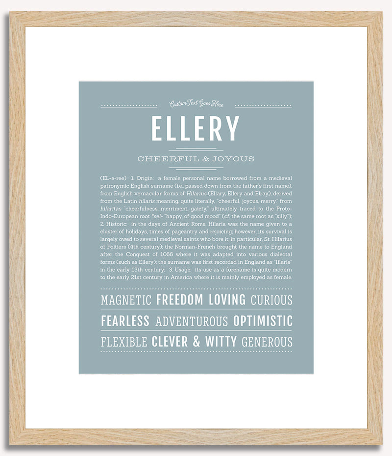 Ellery | Name Art Print