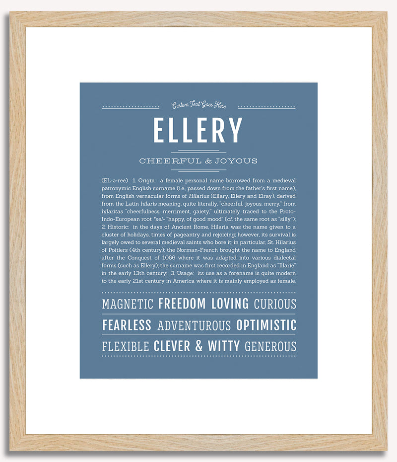 Ellery | Name Art Print