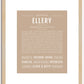 Ellery | Name Art Print