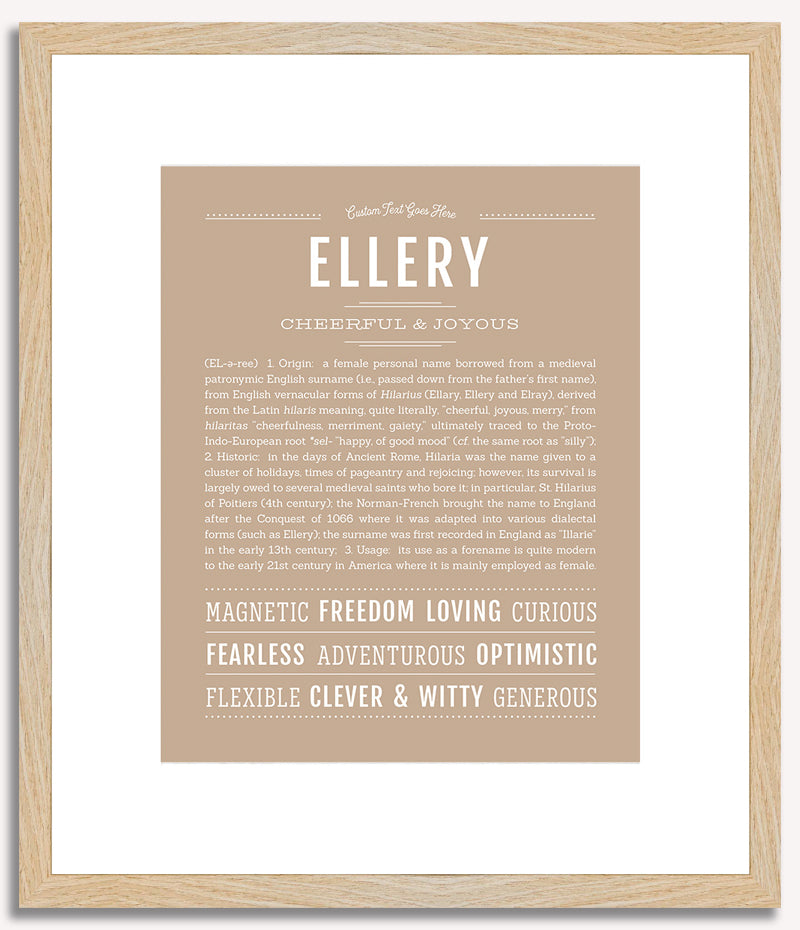 Ellery | Name Art Print