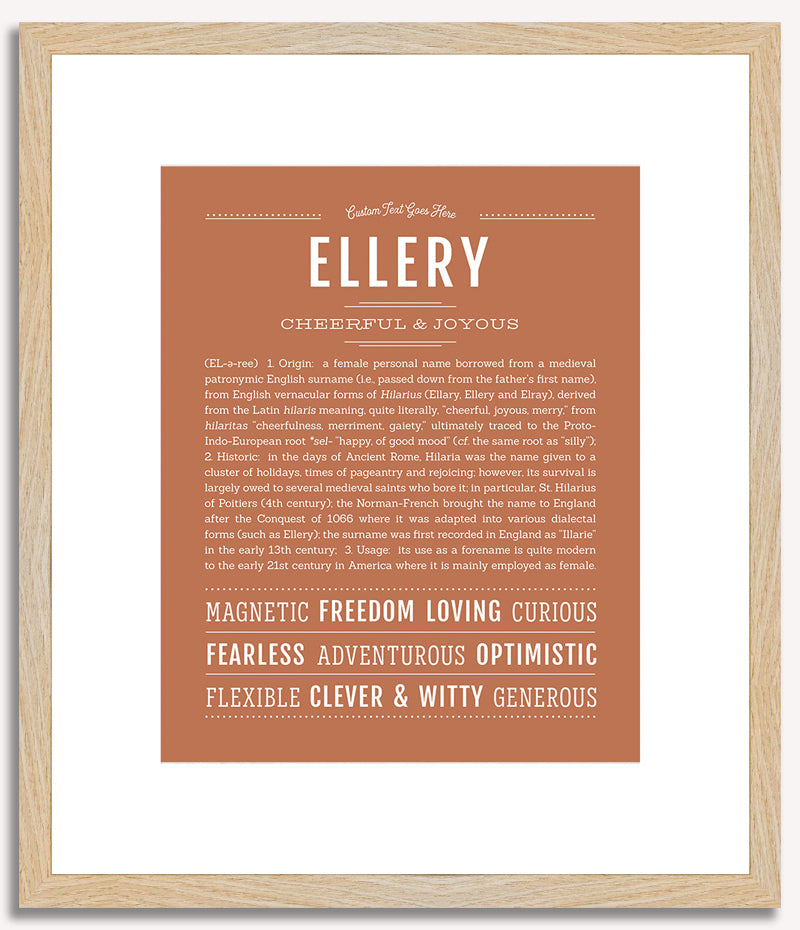 Ellery | Name Art Print