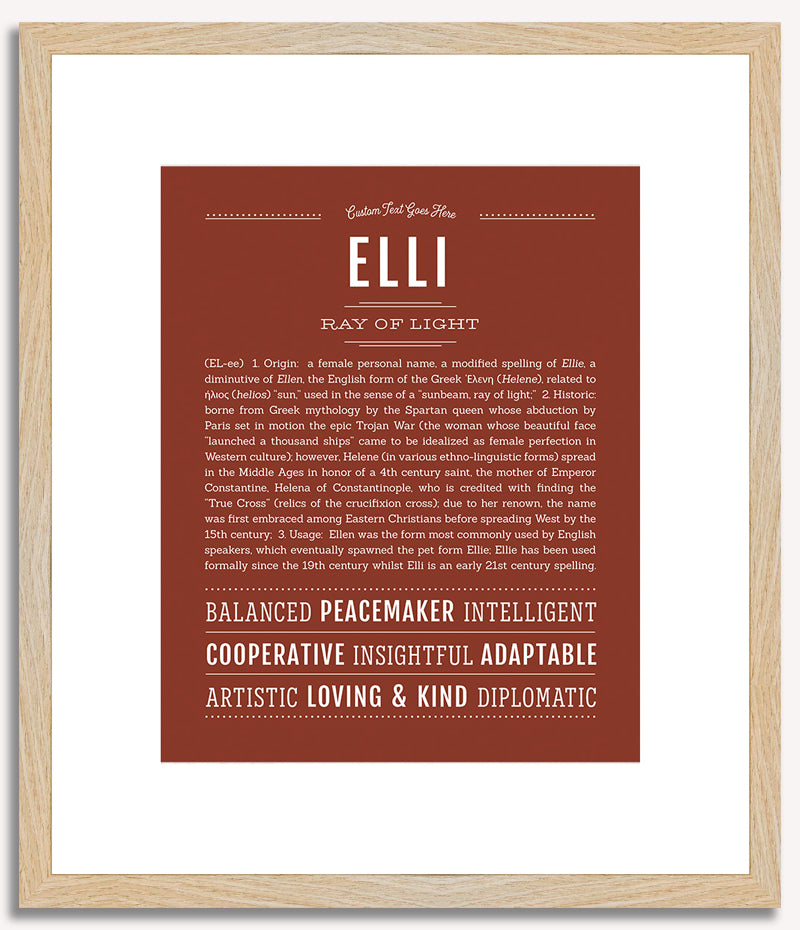 Elli | Name Art Print