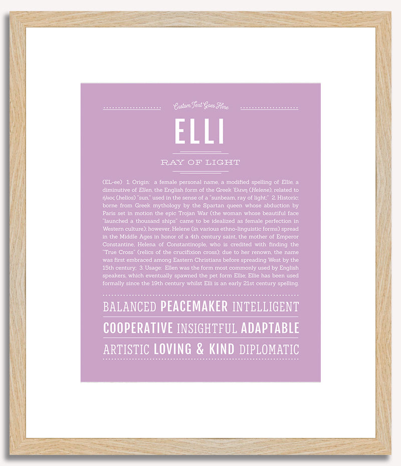 Elli | Name Art Print