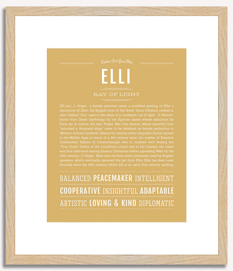 Elli | Name Art Print