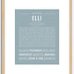 Elli | Name Art Print