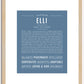 Elli | Name Art Print