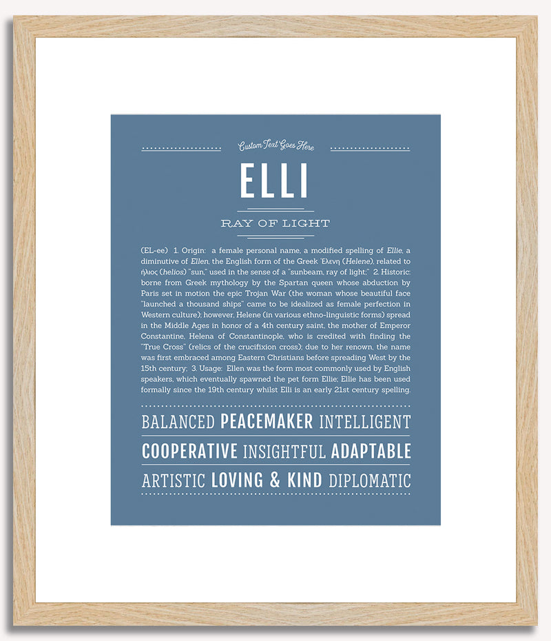 Elli | Name Art Print