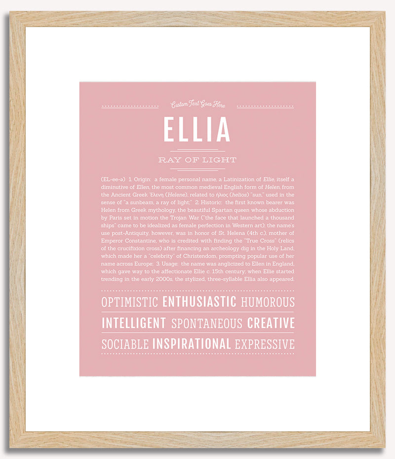 Ellia | Name Art Print