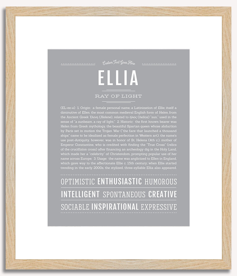 Ellia | Name Art Print