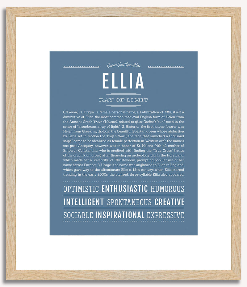 Ellia | Name Art Print