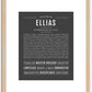 Ellias | Name Art Print