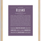 Ellias | Name Art Print