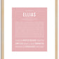 Ellias | Name Art Print