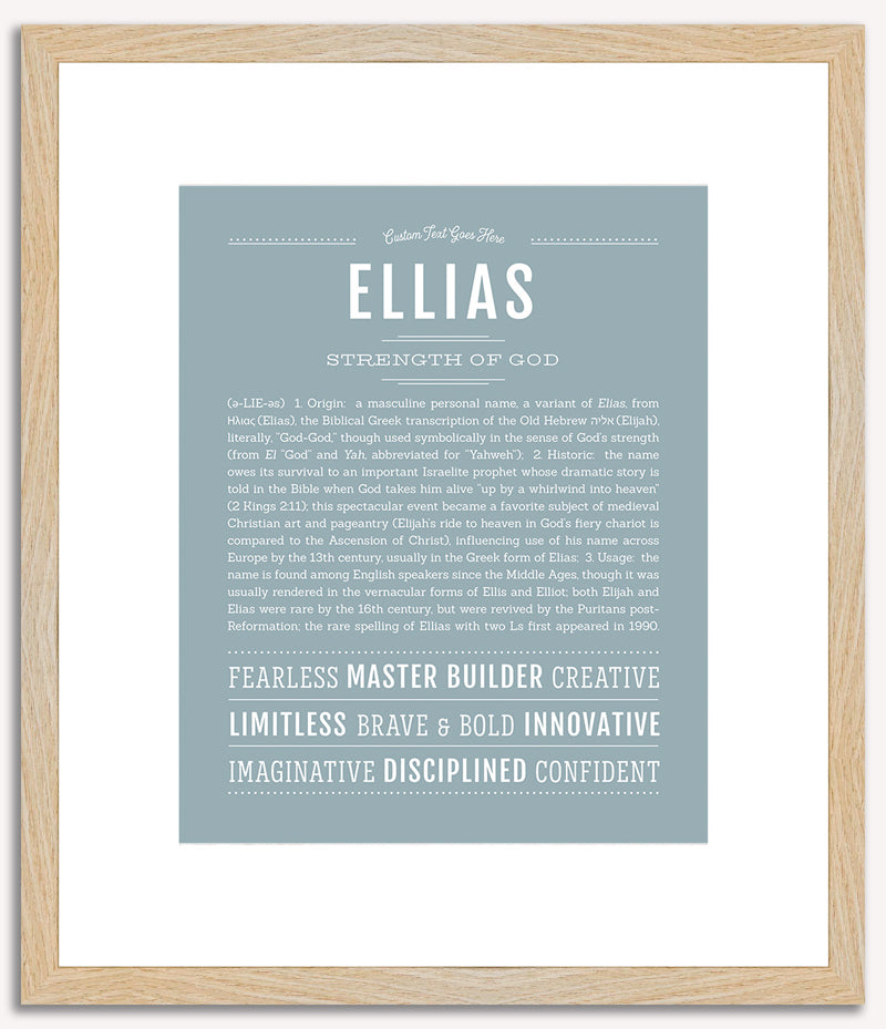 Ellias | Name Art Print