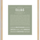 Ellias | Name Art Print