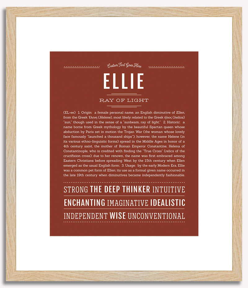 Ellie | Name Art Print