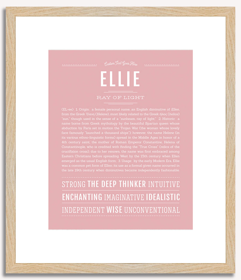 Ellie | Name Art Print