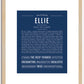 Ellie | Name Art Print