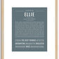 Ellie | Name Art Print