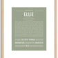 Ellie | Name Art Print