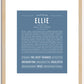 Ellie | Name Art Print