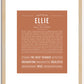 Ellie | Name Art Print