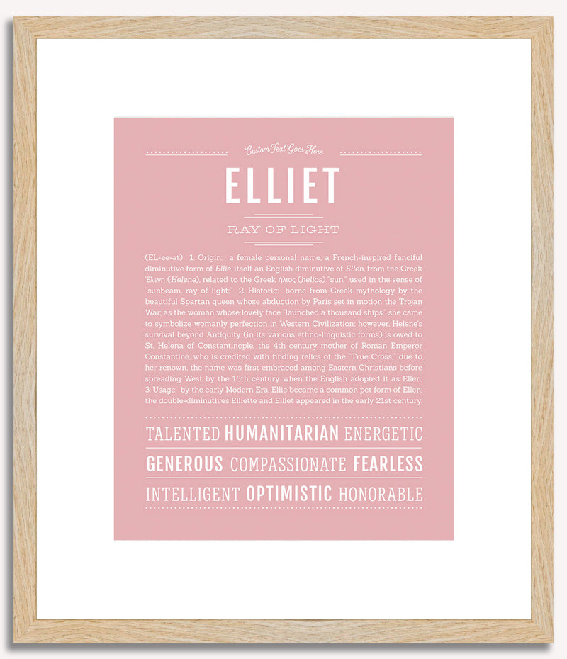 Elliet | Name Art Print