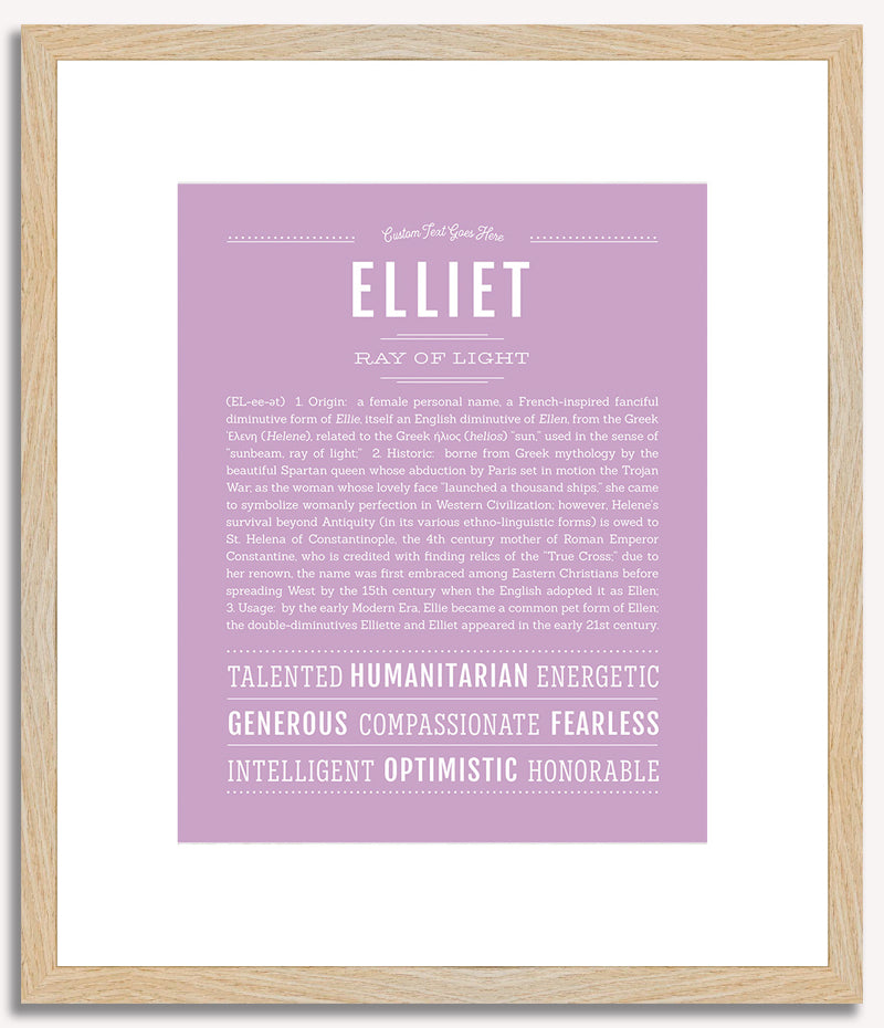 Elliet | Name Art Print