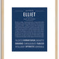 Elliet | Name Art Print