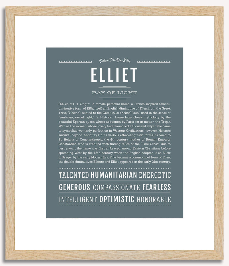 Elliet | Name Art Print