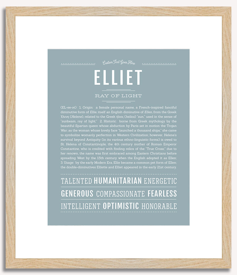 Elliet | Name Art Print