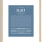 Elliet | Name Art Print