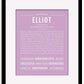 Frame Options | Lilac | Black Frame, Matted