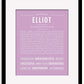 Frame Options | Lilac | Black Frame, Matted