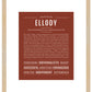 Ellody | Name Art Print