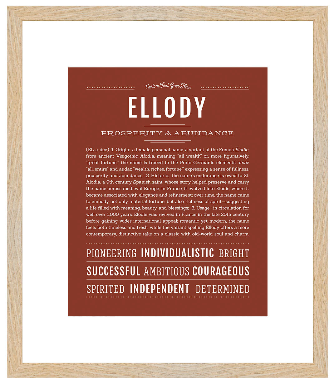 Ellody | Name Art Print
