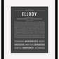 Ellody | Name Art Print
